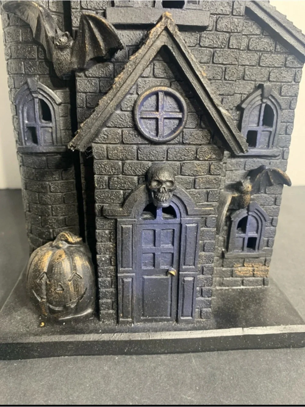 Gothic Haunted Manor Decorative Accent - Black